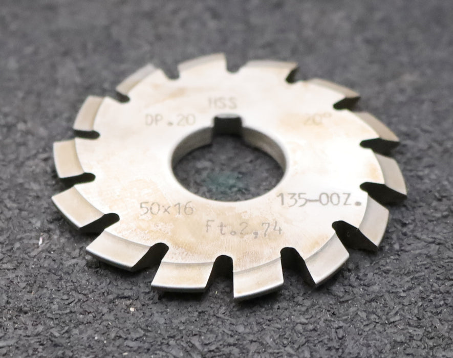 Bild des Artikels DOLD-Zahnformfräser-gear-profile-cutter-DP-20-No.-1--Z=-135-00-EGW-20°-Ø50x16mm