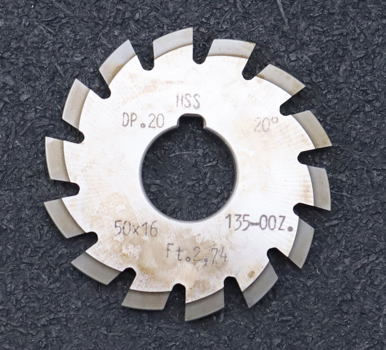 Bild des Artikels DOLD-Zahnformfräser-gear-profile-cutter-DP-20-No.-1--Z=-135-00-EGW-20°-Ø50x16mm