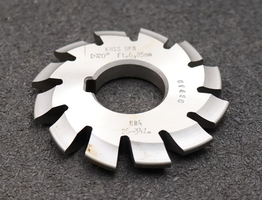 Bild des Artikels DOLD-Zahnformfräser-gear-profile-cutter-DP-8-No.-4-Z=-26-34-EGW-20°-Ø75x27mm