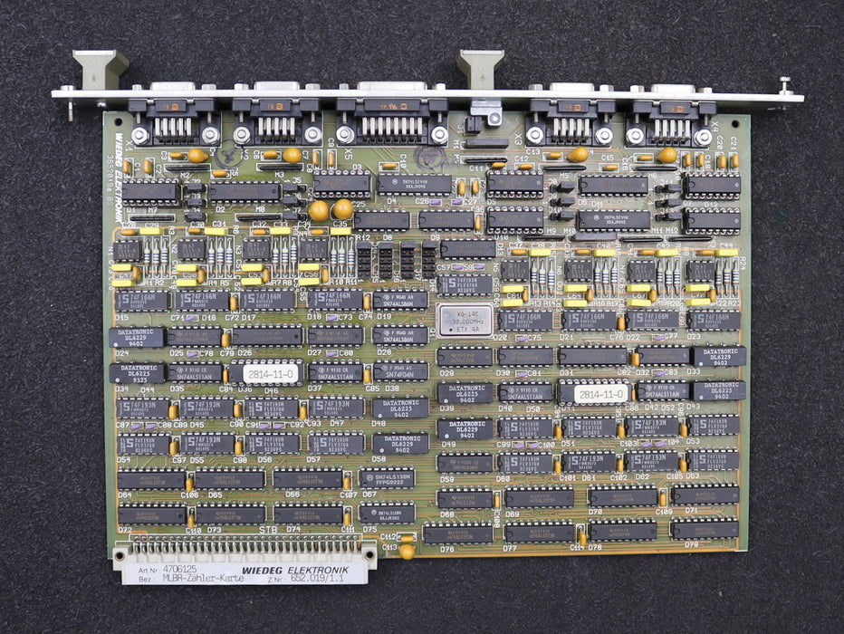 Bild des Artikels WIEDEG-MLBR-Zähler-Karte-Art.Nr.-4706125-Z.Nr.-652.019/1.1---used