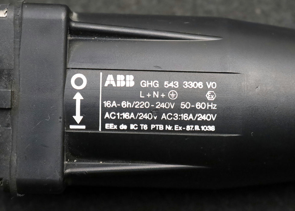 Bild des Artikels ABB-Kupplung-GHG-543-3306-V0-3-Polig-16A-220-240V-50/60Hz-gebraucht