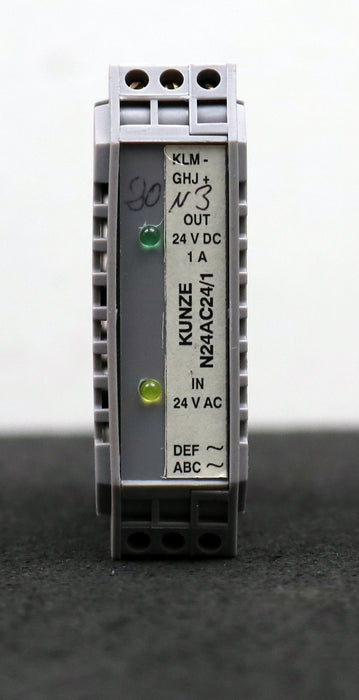 Bild des Artikels KUNZE-Gleichrichter-Baustein-N24AC24/1-Spannung-24VAC-Strom-24VA-45-65Hz