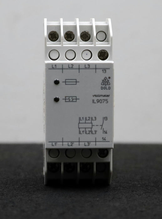 Bild des Artikels DOLD-Phasenüberwachungsrelais-IL-9075.01/001-380-415VAC-50-400Hz-250VAC-1A