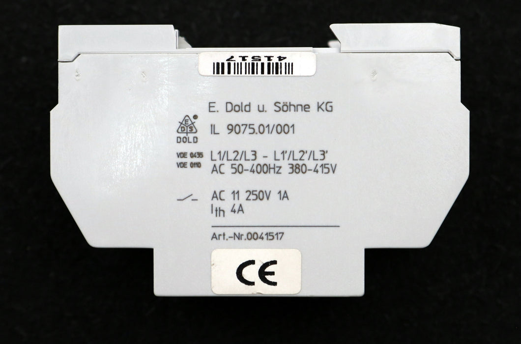 Bild des Artikels DOLD-Phasenüberwachungsrelais-IL-9075.01/001-380-415VAC-50-400Hz-250VAC-1A