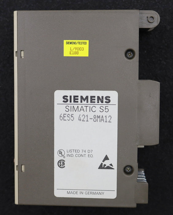 Bild des Artikels SIEMENS-SIMATIC-S5-Eingangsmodul-6ES5421-8MA12-Version-01-unbenutzt-in-OVP