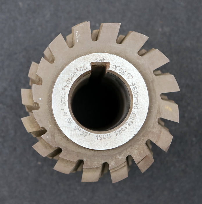 Bild des Artikels PWS-Keilwellen-Wälzfräser-spline-hob-6-Keile-92,4x104,5x20,4mm-mit-Höcker-1gg.Re