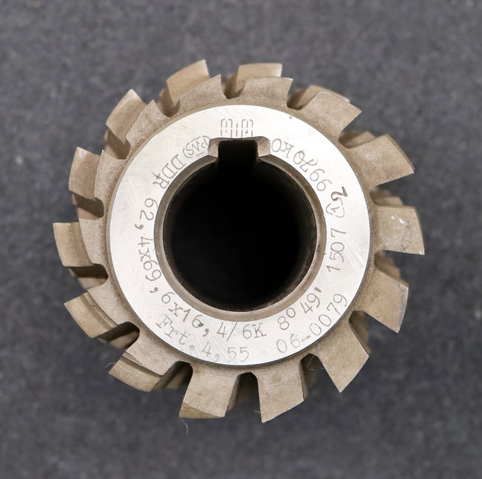 Bild des Artikels PWS-Keilwellen-Wälzfräser-spline-hob-6-Keile-62,4x69,6x16,4mm-mit-Höcker-LKN