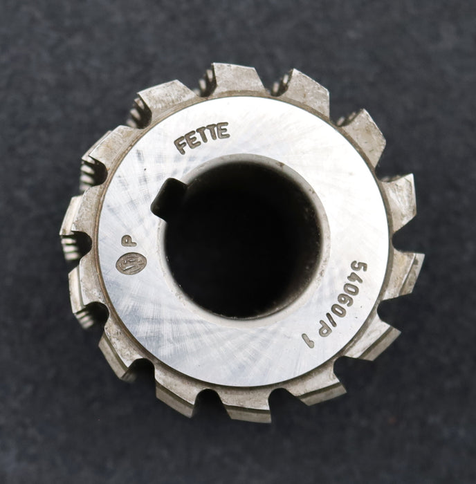 Bild des Artikels FETTE-Keilwellen-Wälzfräser-spline-hob-6-Keile-21,3x25x5,2mm-mit-Höcker-1gg.Re