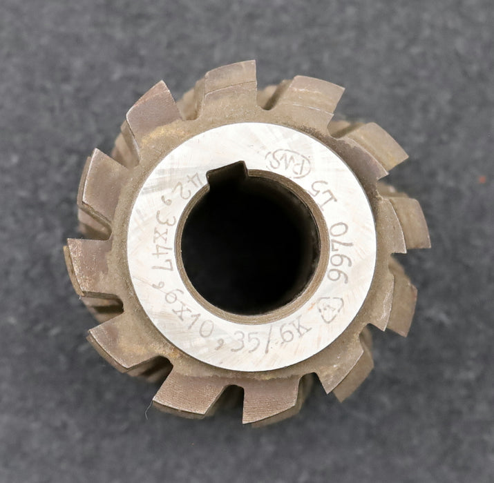 Bild des Artikels PWS-Keilwellen-Wälzfräser-spline-hob-6-Keile-42,3x47,6x10,35mm-mit-Höcker-LKN