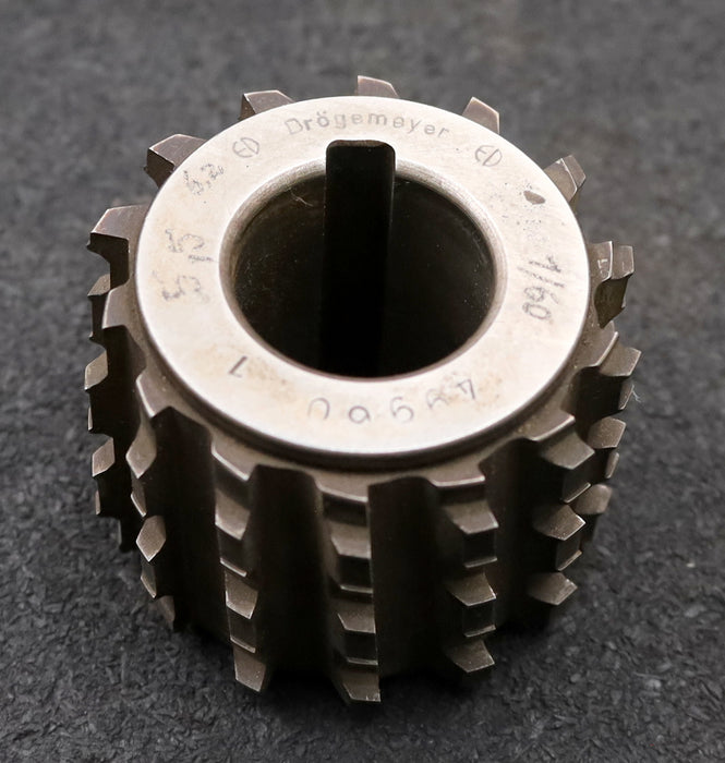 Bild des Artikels DRÖGEMEYER-Keilwellen-Wälzfräser-spline-hob-6-Keile-6,3x30x6,3mm-mit-Höcker-+LKN