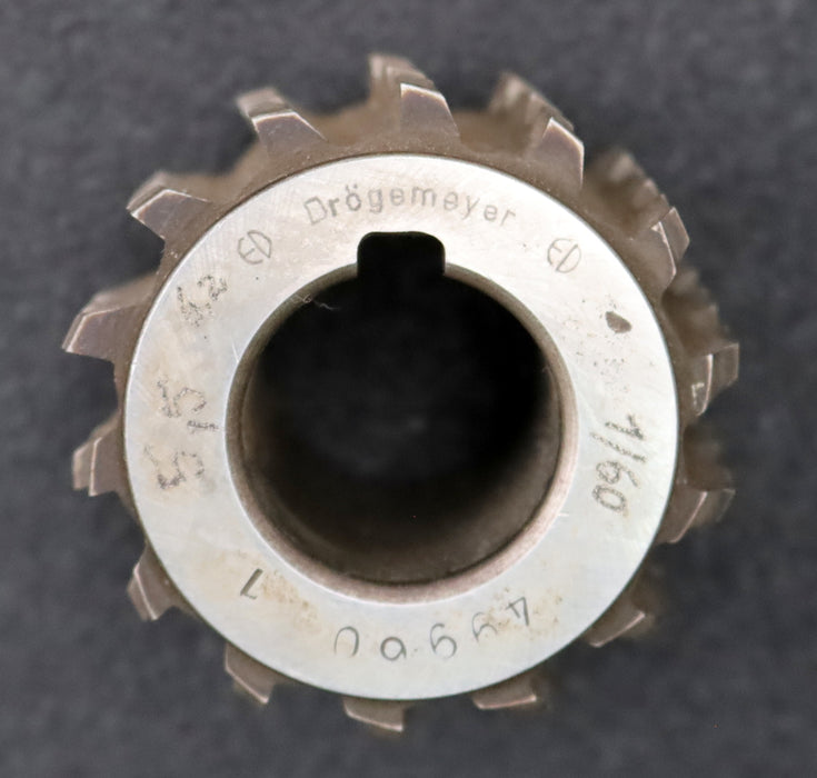 Bild des Artikels DRÖGEMEYER-Keilwellen-Wälzfräser-spline-hob-6-Keile-6,3x30x6,3mm-mit-Höcker-+LKN