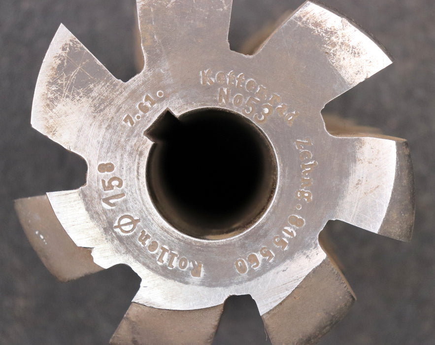 Bild des Artikels Kettenrad-Wälzfräser-chainwheel-hob-Teilung-30mm-RollenØ-15,8mm-Ø103x121xØ32mm