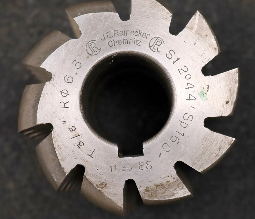 Bild des Artikels JER-Kettenrad-Wälzfräser-chainwheel-hob-Teilung-9,525mm-=-3/8"-RollenØ-6,3mm-LKN