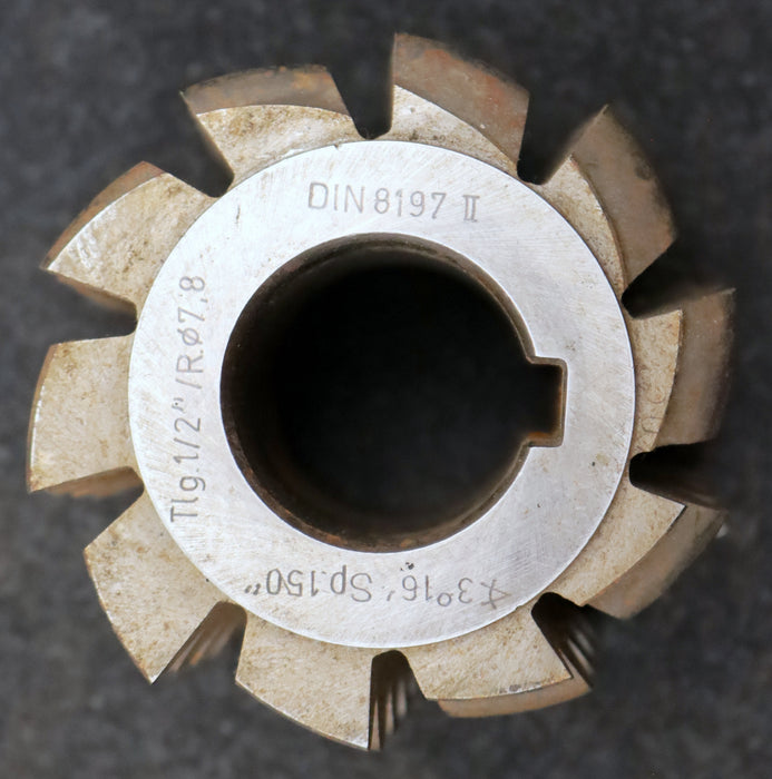 Bild des Artikels LENZEN-Kettenrad-Wälzfräser-chainwheel-hob-Teilung-12,7mm-=-1/2"-RollenØ-7,8mm