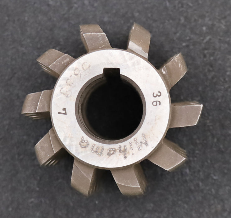 Bild des Artikels PWS-Kettenrad-Wälzfräser-chainwheel-hob-Teilung-12,7mm=-1/2"-RollenØ-8,5mm