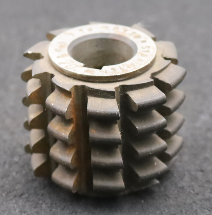 Bild des Artikels Kettenrad-Wälzfräser-chainwheel-hob-Teilung-10mm-RollenØ-4mm-Ø57x50xØ22mm