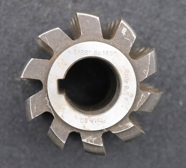 Bild des Artikels Kettenrad-Wälzfräser-Teilung-12,7mm=-1/2"-RollenØ-8,5mm-Frästiefe-8,5mm