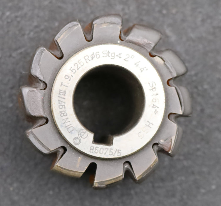 Bild des Artikels Kettenrad-Wälzfräser-chainwheel-hob-Teilung-9,525mm=-3/8"-RollenØ-6mm-BPIII