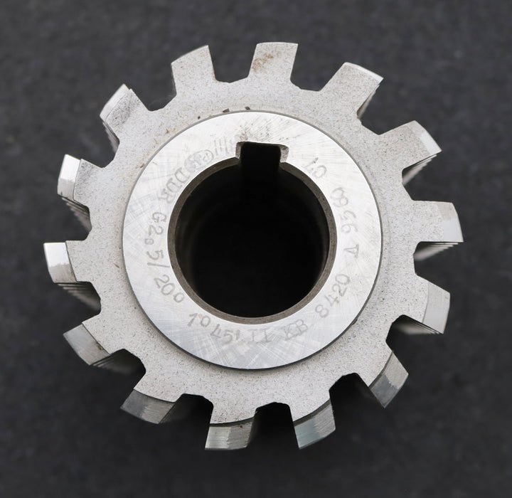 Bild des Artikels PWS-Zahnrad-Wälzfräser-gear-hob-m=-2,5mm-BPII-nach-DIN-3972-EGW-20°-Rest:-60%