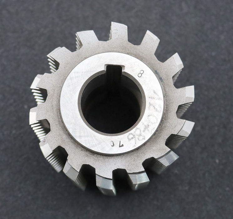 Bild des Artikels PWS-Zahnrad-Wälzfräser-gear-hob-m=-2,5mm-BPII-nach-DIN-3972-EGW-20°-Rest:-60%