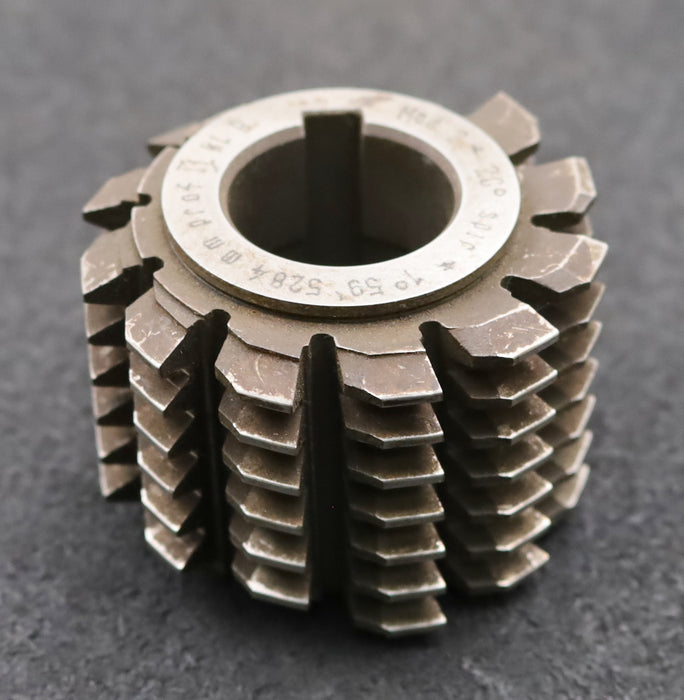 Bild des Artikels PWS-Zahnrad-Wälzfräser-gear-hob-m=-2mm-BPII-nach-DIN-3972-EGW-20°-Ø67x47xØ27mm