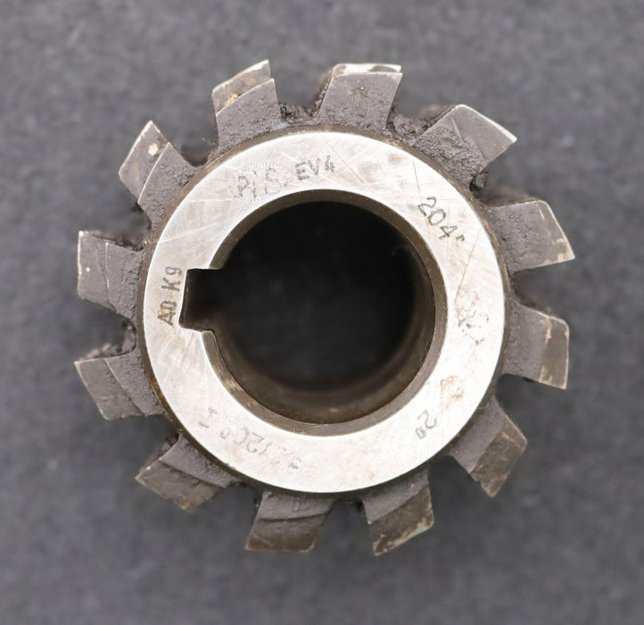 Bild des Artikels PWS-Zahnrad-Wälzfräser-gear-hob-m=-2mm-BPI-nach-DIN-3972-EGW-20°-Ø63x46xØ27mm