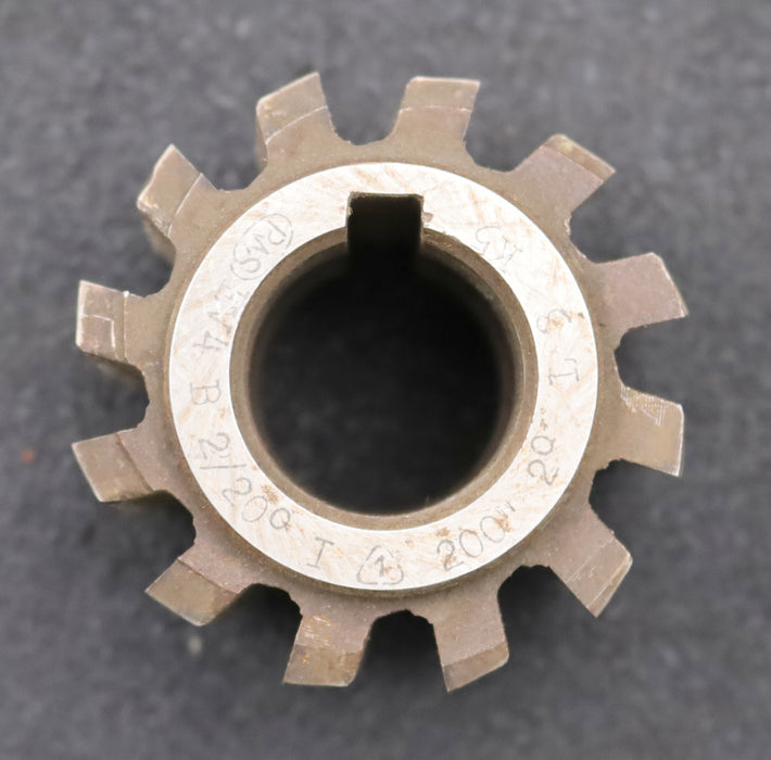 Bild des Artikels PWS-Zahnrad-Wälzfräser-gear-hob-m=-2mm-BPI-nach-DIN-3972-EGW-20°-Ø60x47xØ27mm