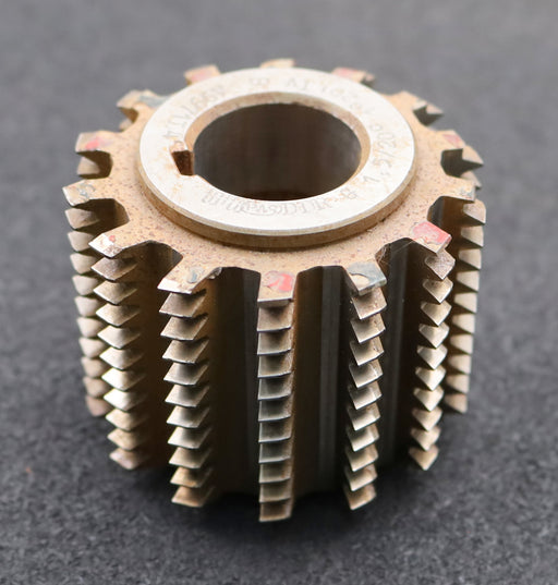 Bild des Artikels PWS-Zahnrad-Wälzfräser-gear-hob-m=-1,5mm-BPIV-nach-DIN3972-EGW-20°-Ø69x58xØ27mm