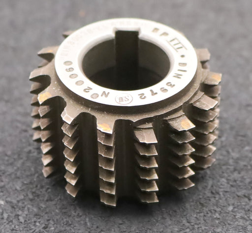 Bild des Artikels S.U.-Zahnrad-Wälzfräser-gear-hob-m=-1,25mm-BPIII-DIN3972-EGW-20°-Ø48x31xØ22mm