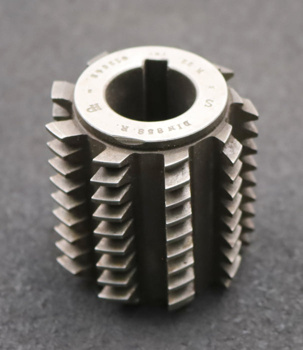 Bild des Artikels Zahnrad-Wälzfräser-gear-hob-m=-1,75mm-EGW-20°-Frästiefe-3,8mm-Ø53x55xØ22mm