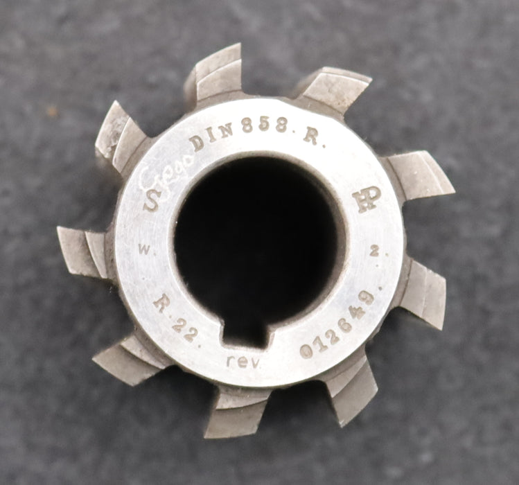 Bild des Artikels Zahnrad-Wälzfräser-gear-hob-m=-1,75mm-EGW-20°-Frästiefe-3,8mm-Ø53x55xØ22mm