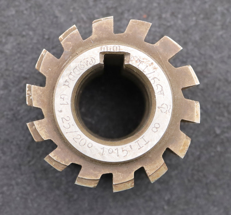 Bild des Artikels PWS-Zahnrad-Wälzfräser-gear-hob-m=-1,25mm-BPII-nach-DIN3972-EGW-20°-Ø62x48xØ27mm