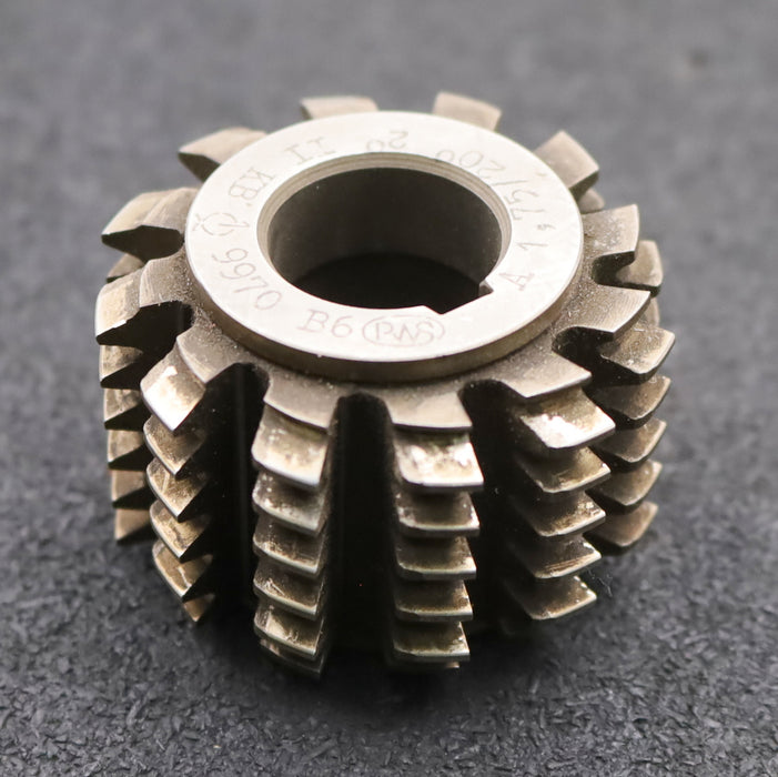 Bild des Artikels PWS-Zahnrad-Wälzfräser-gear-hob-m=-1,75mm-BPII-nach-DIN3972-EGW-20°-Ø56x38xØ22mm