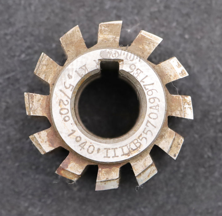 Bild des Artikels PWS-Zahnrad-Wälzfräser-gear-hob-m=-1,5mm-BPIII-nach-DIN3972-EGW-20°-Ø54x39xØ22mm