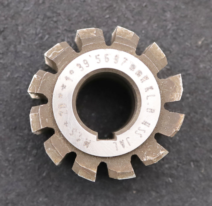 Bild des Artikels JAL-Zahnrad-Wälzfräser-gear-hob-m=-1,5mm-BPII-nach-DIN3972-EGW-20°-Ø57x38xØ22mm