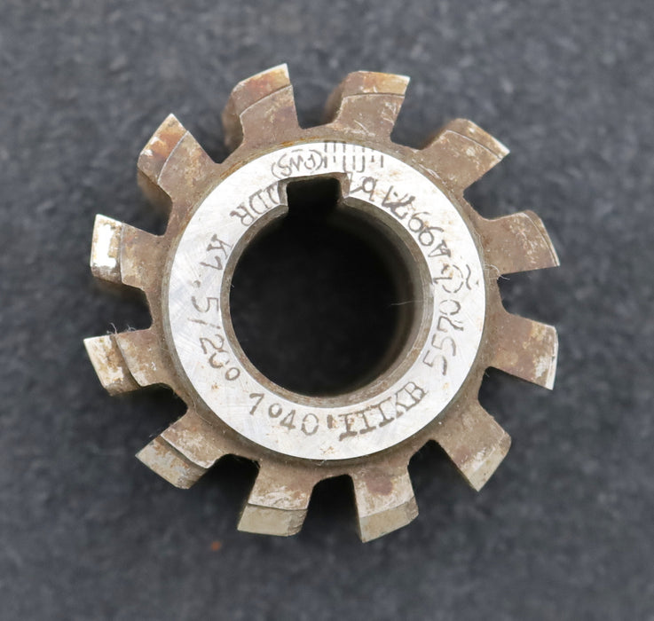 Bild des Artikels PWS-Zahnrad-Wälzfräser-gear-hob-m=-1,5mm-BPIII-nach-DIN3972-EGW-20°-Ø55x39xØ22mm