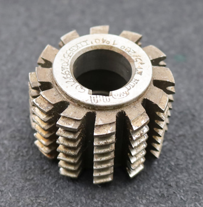 Bild des Artikels PWS-Zahnrad-Wälzfräser-gear-hob-m=-1,5mm-BPII-nach-DIN3972-EGW-20°-Rest:-95%