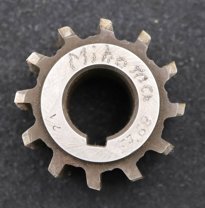 Bild des Artikels PWS-Zahnrad-Wälzfräser-gear-hob-m=-1,5mm-BPI-nach-DIN3972-EGW-20°-Ø55x39xØ22mm