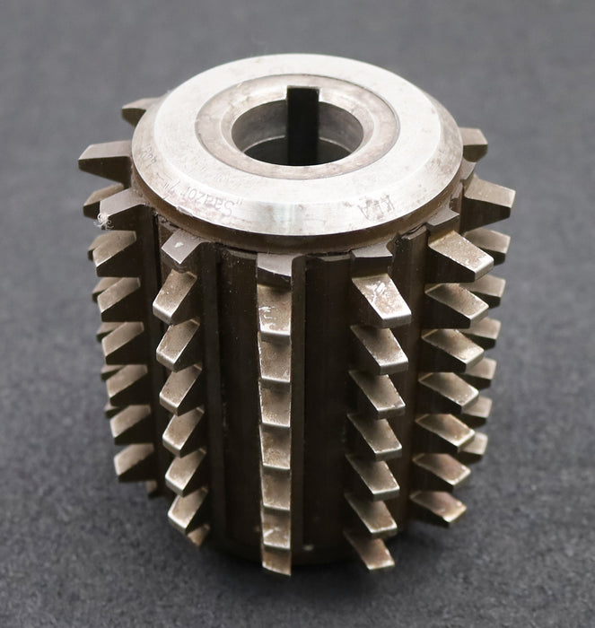 Bild des Artikels SAAZOR-Zahnrad-Wälzfräser-gear-hob-m=4,5mm-BPI-DIN-3972-EGW-20°-Ø111x120xØ32mm