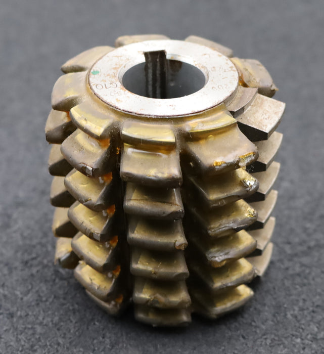 Bild des Artikels Zahnrad-Wälzfräser-gear-hob-m=4,0mm-BPI-nach-DIN-3972-EGW-20°-Ø78x80xØ27mm