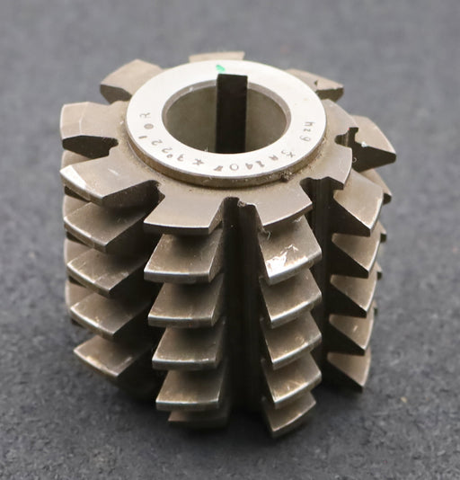 Bild des Artikels Zahnrad-Wälzfräser-gear-hob-m=4,0mm-EGW-20°-Ø77x70xØ27mm-mit-LKN-9-Spannuten