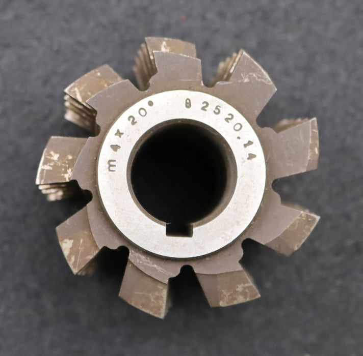 Bild des Artikels Zahnrad-Wälzfräser-gear-hob-m=4,0mm-EGW-20°-Ø77x70xØ27mm-mit-LKN-9-Spannuten