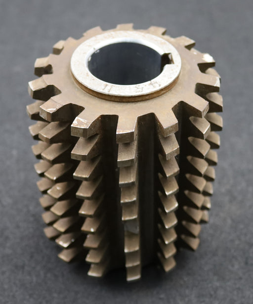 Bild des Artikels PWS-Zahnrad-Wälzfräser-gear-hob-m=4,5mm-BPII-DIN-3972-EGW-20°-Ø111x135xØ40mm