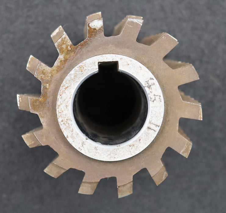 Bild des Artikels PWS-Zahnrad-Wälzfräser-gear-hob-m=4,5mm-BPII-DIN-3972-EGW-20°-Ø111x135xØ40mm