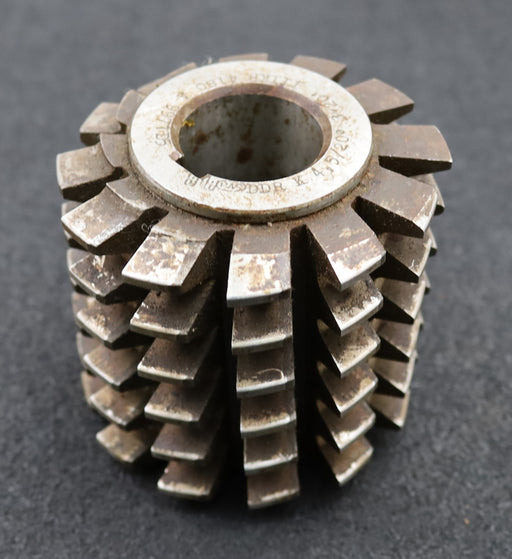 Bild des Artikels PWS-Zahnrad-Wälzfräser-gear-hob-m=4,5mm-BPIII-nach-DIN-3972-EGW-20°-Ø90x89xØ32mm