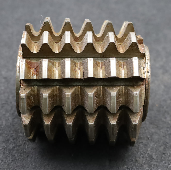 Bild des Artikels PWS-Zahnrad-Wälzfräser-gear-hob-m=4,5mm-BPIII-nach-DIN-3972-EGW-20°-Ø90x89xØ32mm