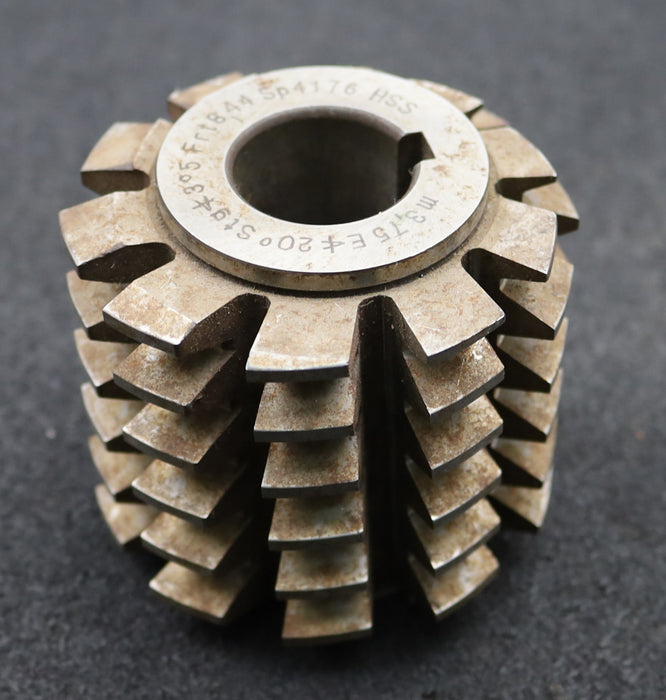 Bild des Artikels Zahnrad-Wälzfräser-gear-hob-m=3,75mm-EGW-20°--Ø81x95xØ27mm-mit-LKN-1gg.-Rechts