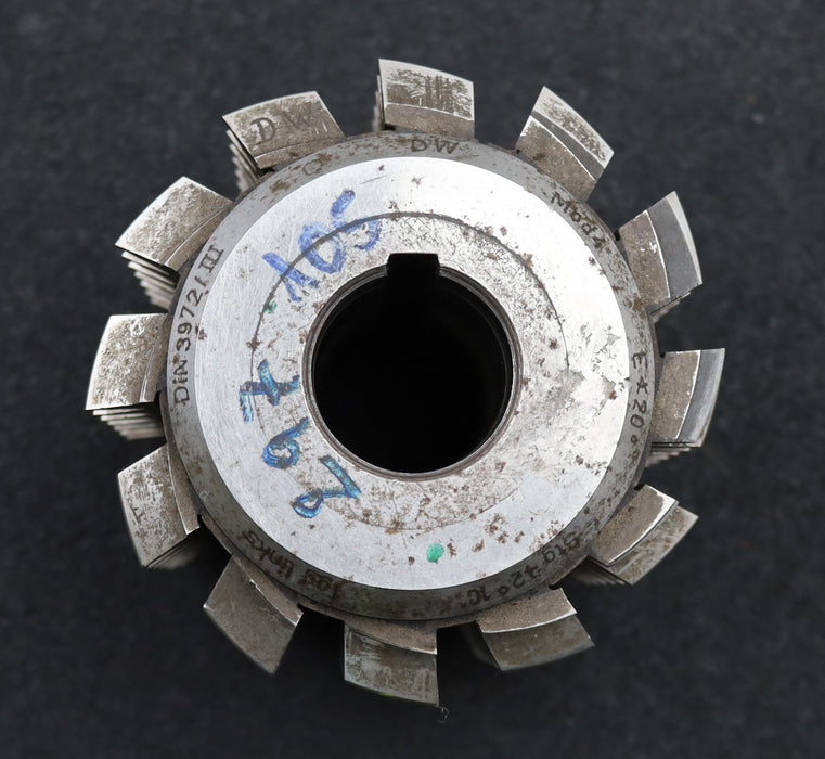 Bild des Artikels ESKA-Zahnrad-Wälzfräser-gear-hob-m=4,0mm-EGW-20°-BPIII-DIN-3972-Ø111x105xØ32mm