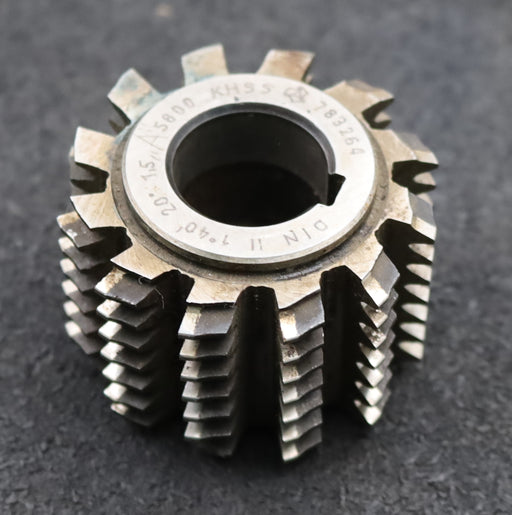 Bild des Artikels Zahnrad-Wälzfräser-gear-hob-m=1,5mm-EGW-20°-BPII-nach-DIN-3972-Ø55x38xØ22mm