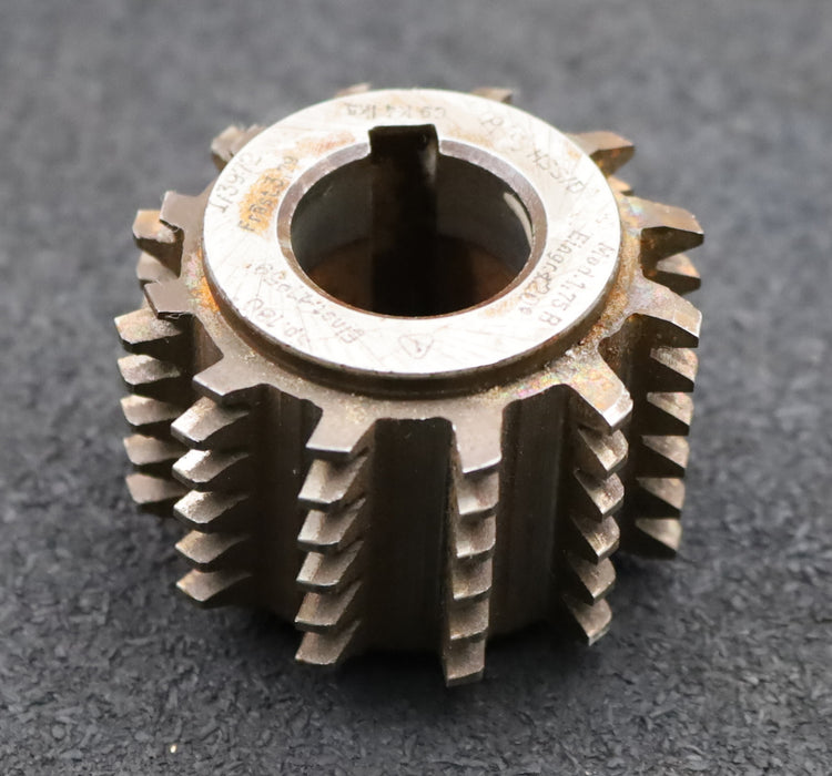 Bild des Artikels PWS-Zahnrad-Wälzfräser-gear-hob-m=1,75mm-BPI-nach-DIN-3972-EGW-20°-Ø55x38xØ22mm